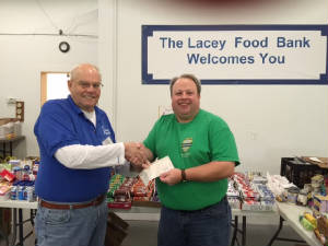 Tom Crowell Donates campaign Funds to Food bank
